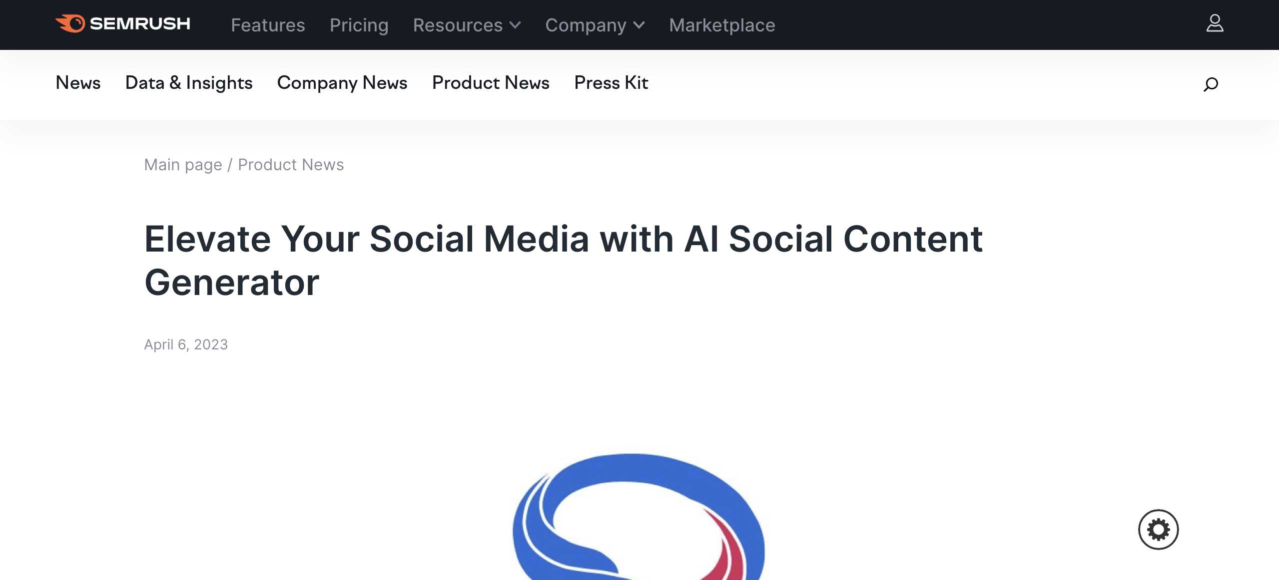 Semrush Social AI